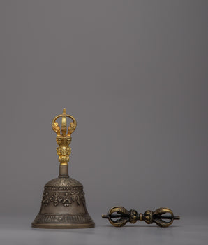 Buddhist Bell and Vajra Set