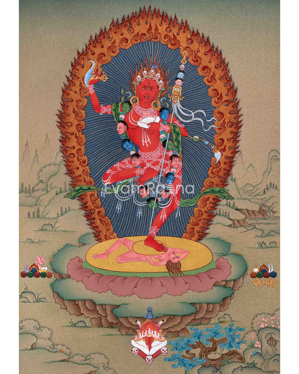 Discover the Mystical Vajravarahi Thangka