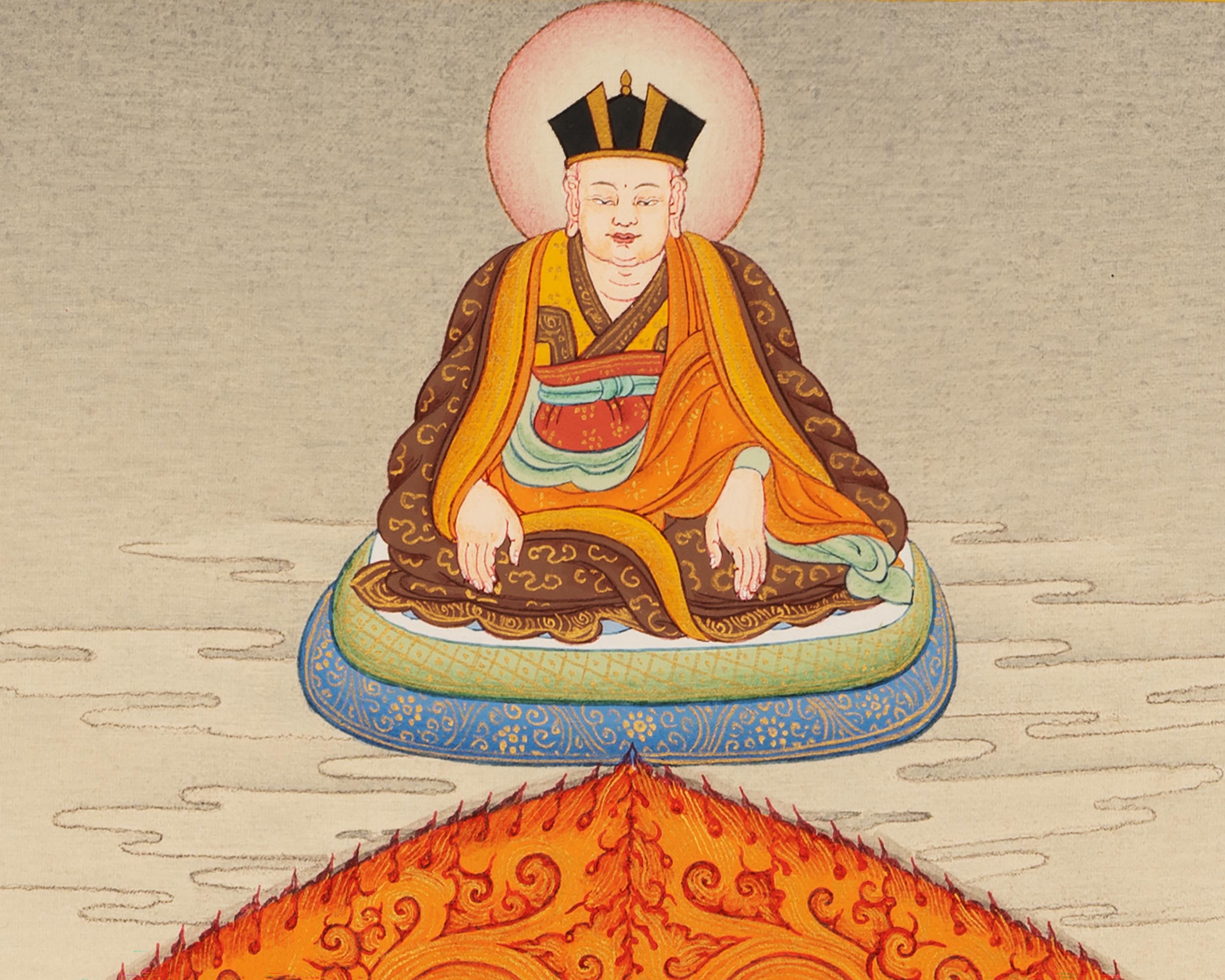 Dakini Vajravarahi Thangka Print | The Goddess of Vajra | Canvas Print for Spiritual Empowerment