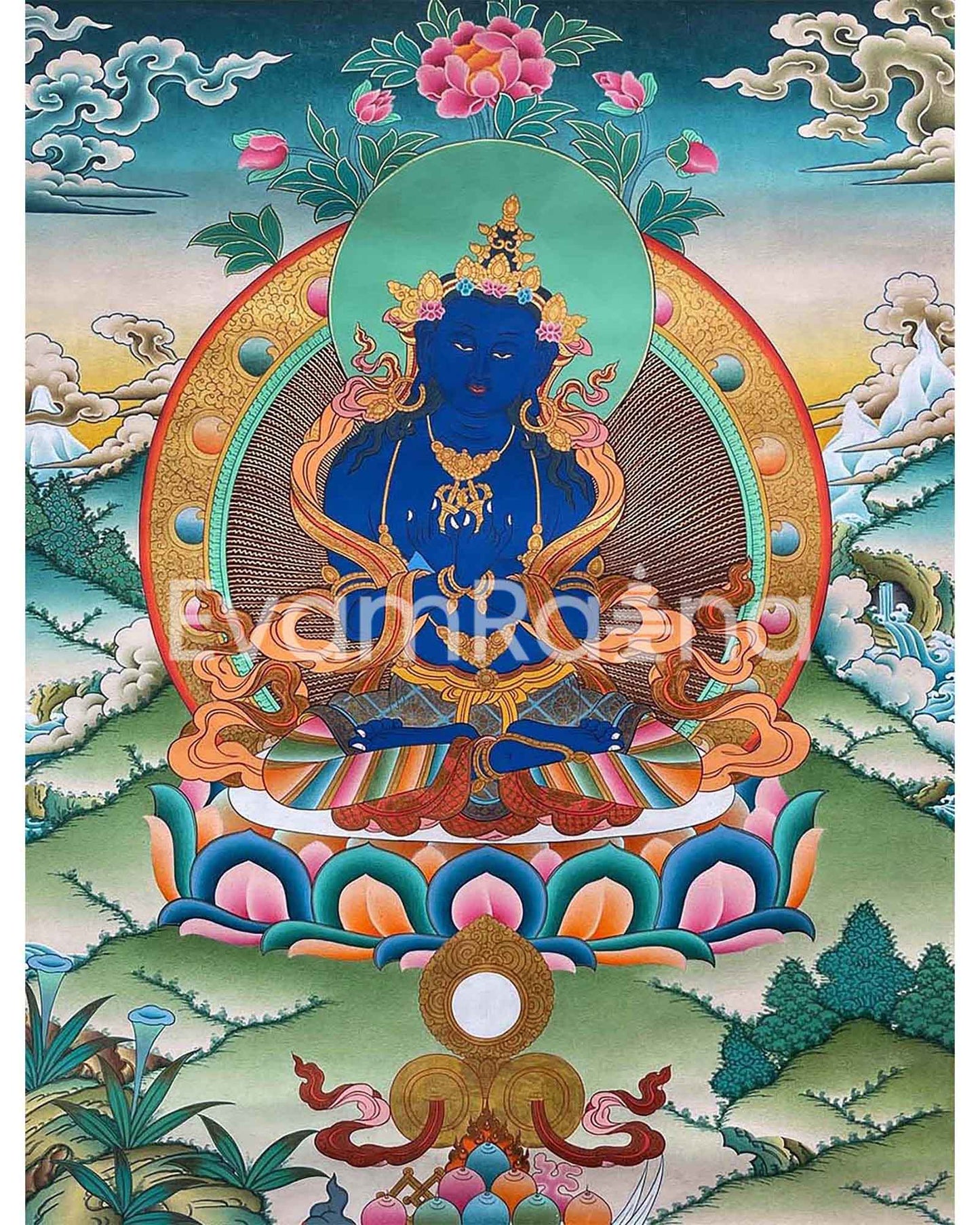 Vajradhara Original Hand Painted Thangka 