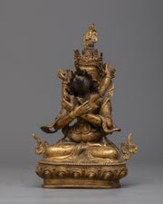 Vajradhara With Consort Statue | Unveiling the Divine Union of Deities