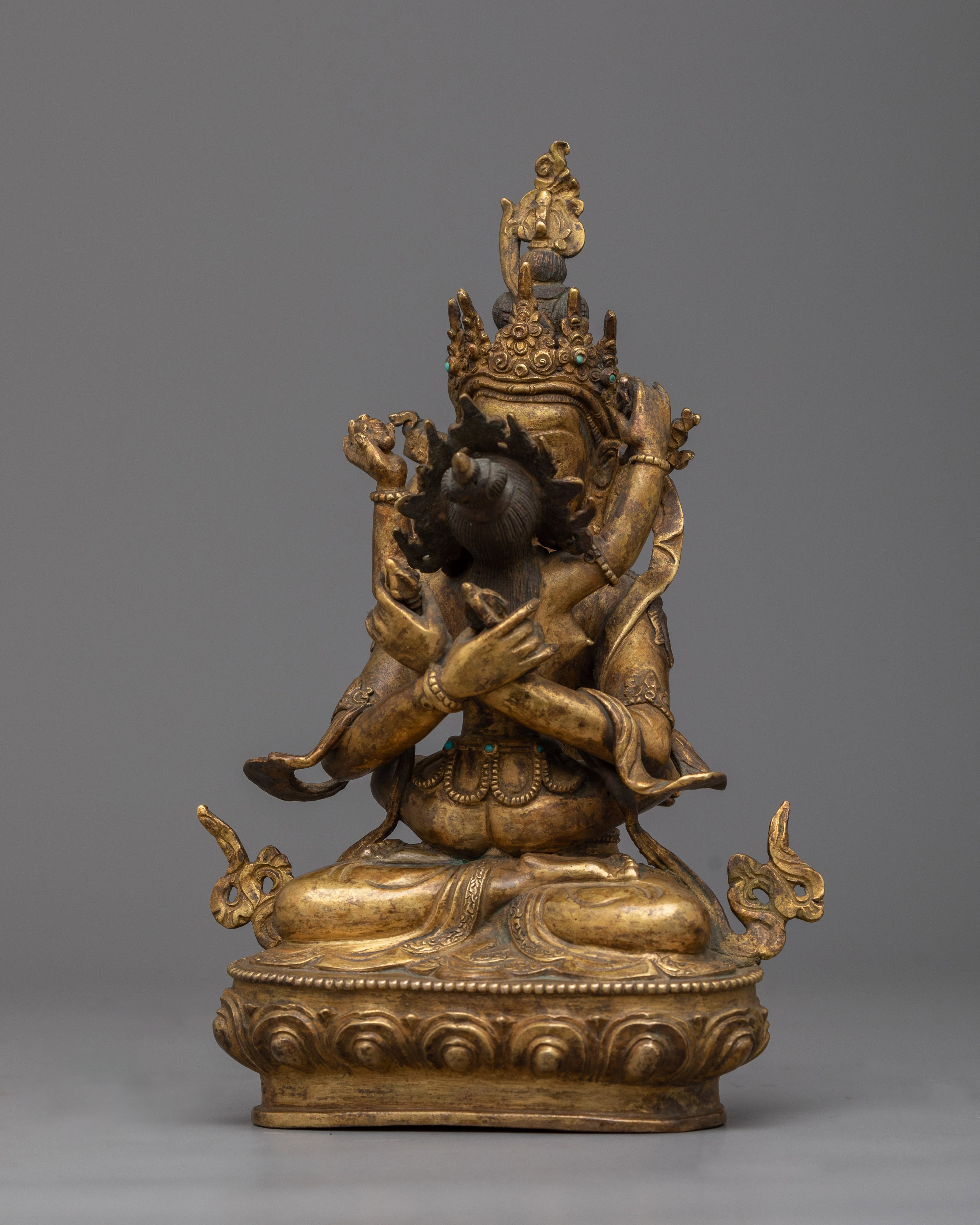 Vajradhara With Consort Statue | Unveiling the Divine Union of Deities
