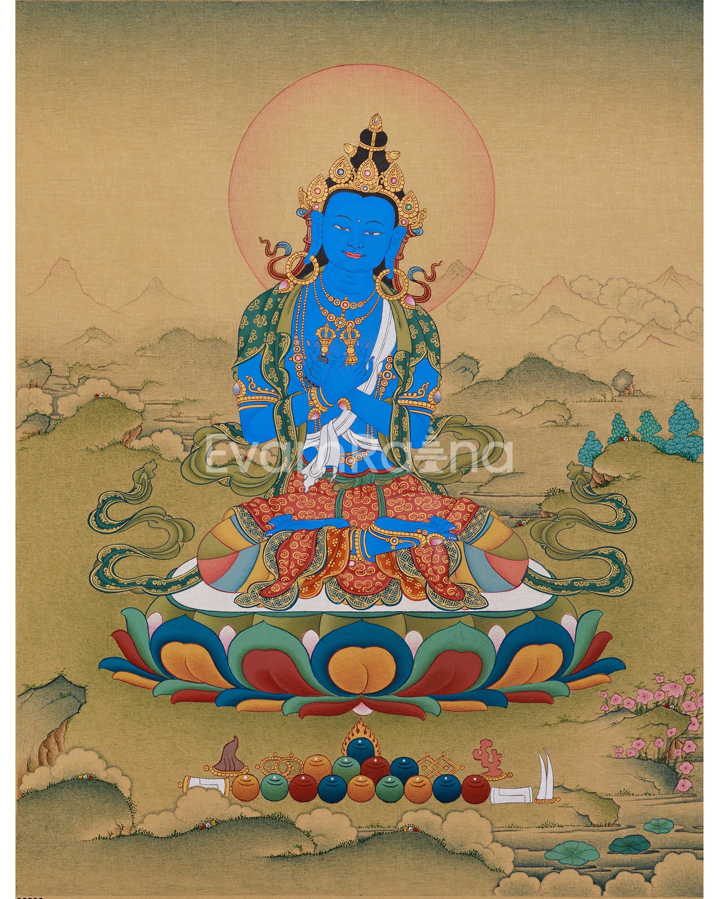 buddha-vajradhara-thangka-wisdom-and-compassion-karma-gadri-style