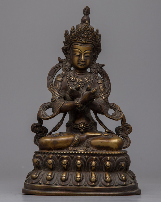 Vintage Adi Buddha Vajradhara Statue