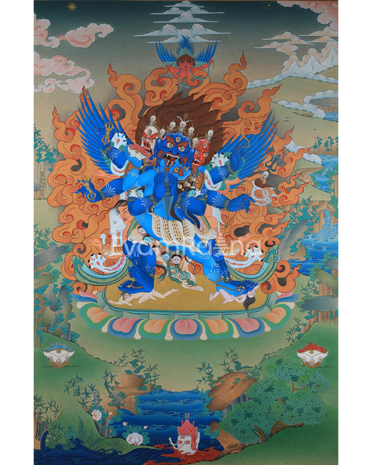 Vajrakilaya Thangka, Tibetan Thangka Painting