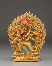 Tibetan Vajrakilaya Protector Statue | Sacred Buddhist Deity