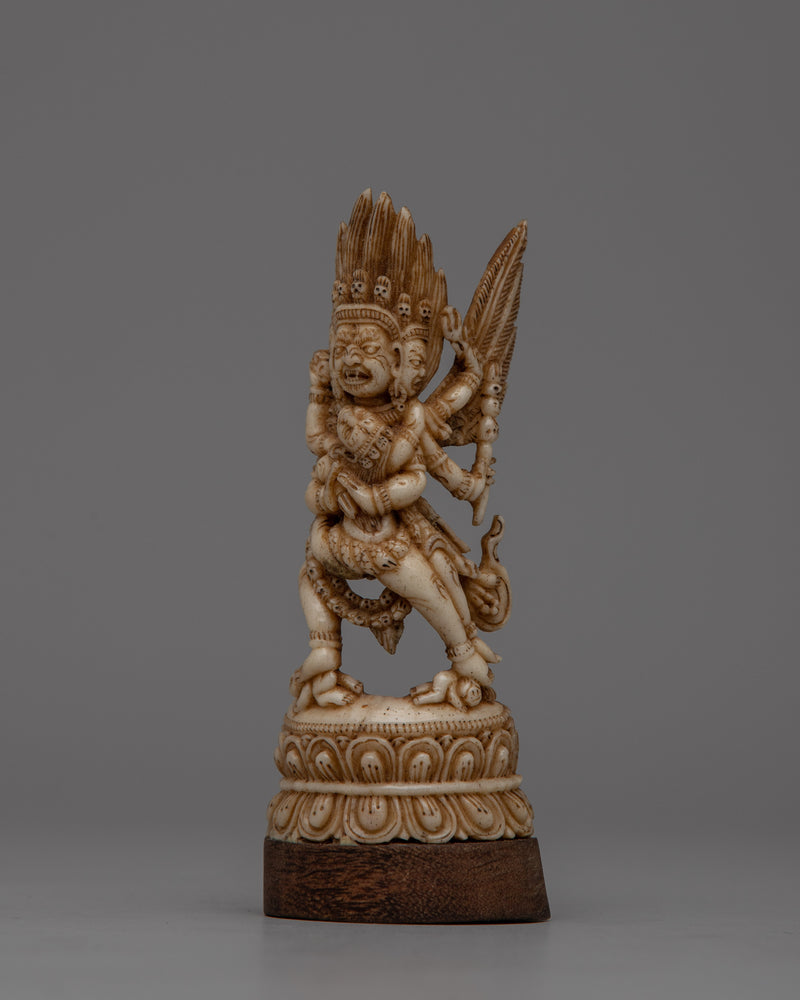 Dorje Phurba Vajrakilaya Statue | Tibetan Fierce Yidam Deity Sculpture for Spiritual Protection