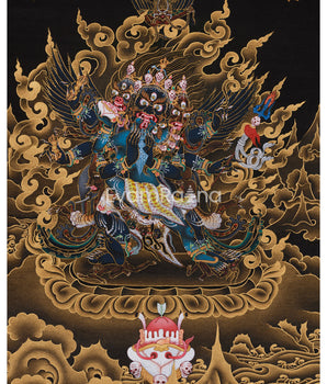 Vajrakilaya with Consort Painting 