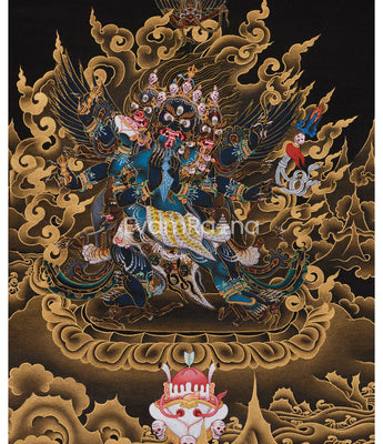 Vajrakilaya with Consort Painting 