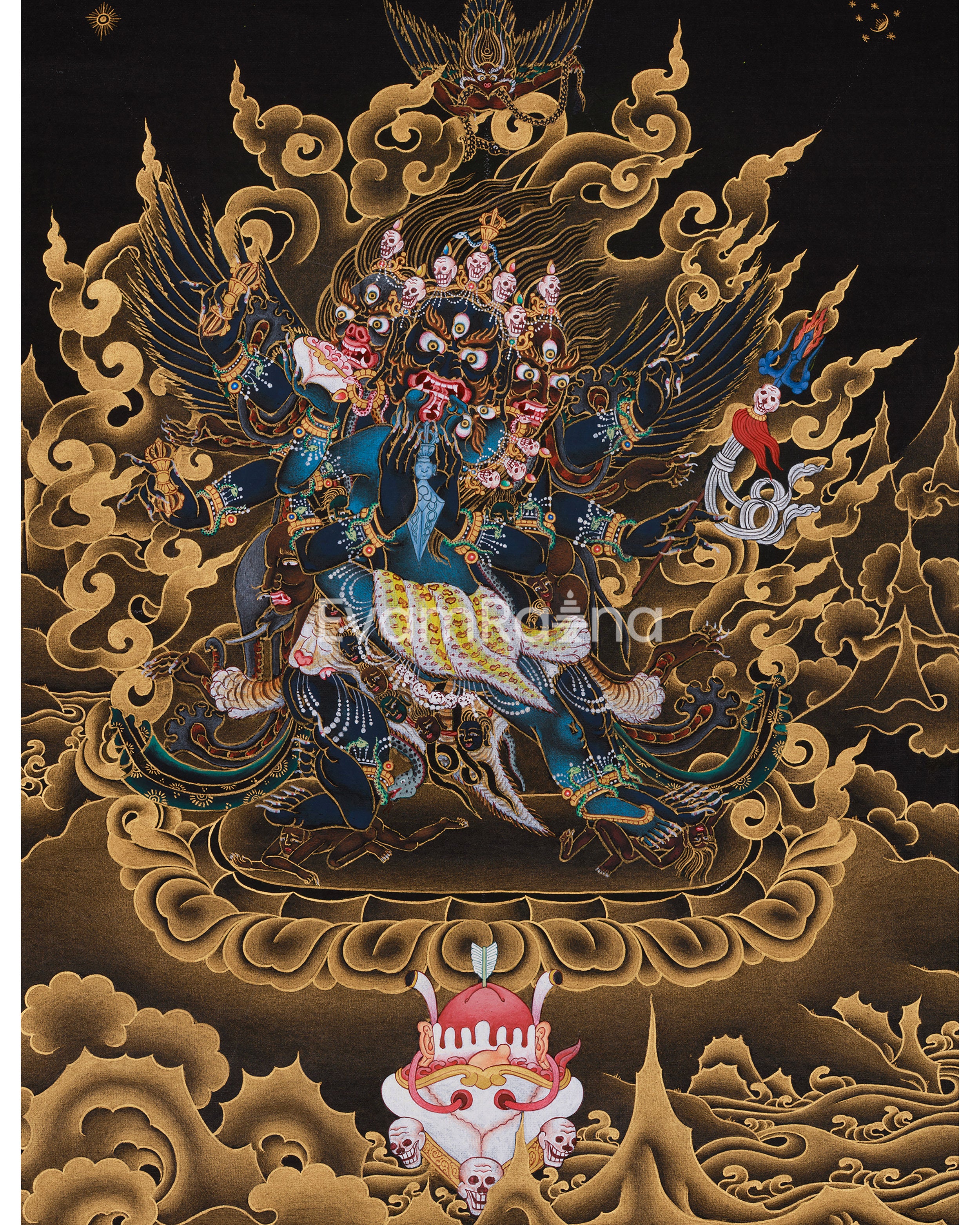 Vajrakilaya with Consort Painting 
