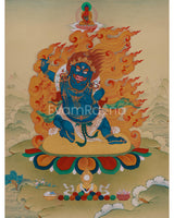 Vajrapani: Shakyamuni’s Protector Thangka