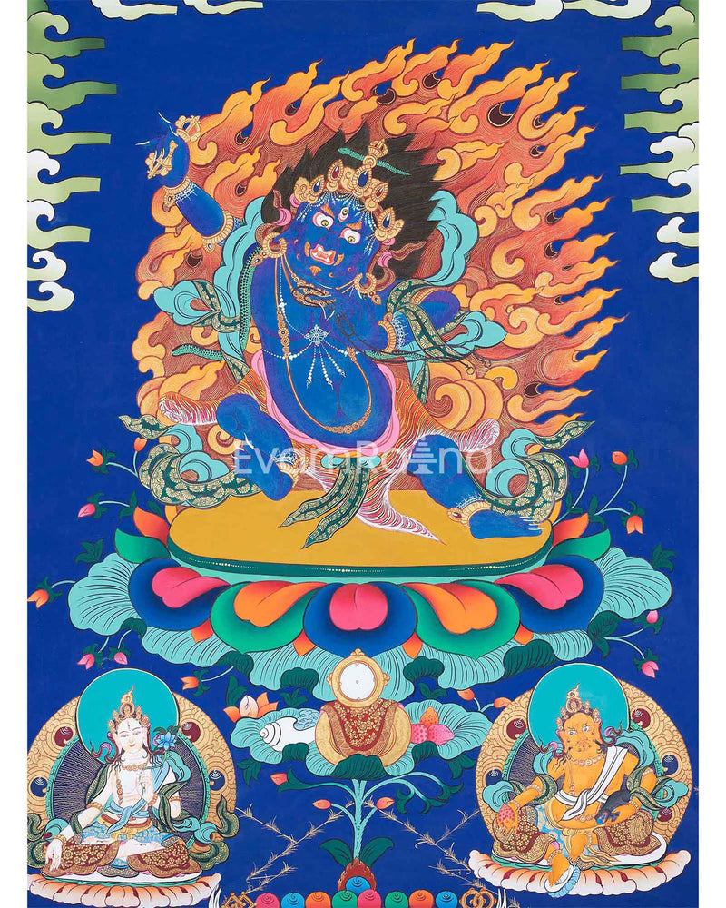 Vajrapani Bodhisattva Thangka Painting