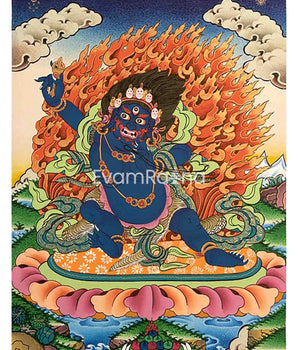Original Hand-Painted Vajrapani Thangka
