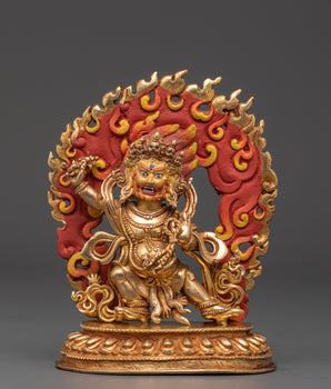 Wrathful Bodhisattva Vajrapani | Vajrapani Statue for Power, Protection & Spiritual Strength