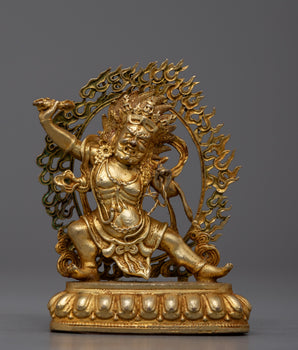 Machine Made Wrathfull Vajrapani Statue