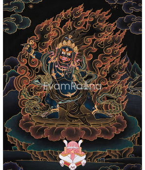 Hand painted Gold Vajrapani
