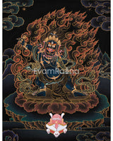 Hand painted Gold Vajrapani