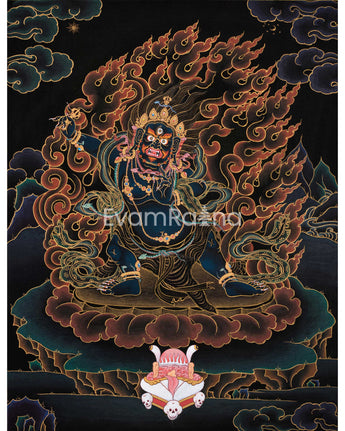 Hand painted Gold Vajrapani