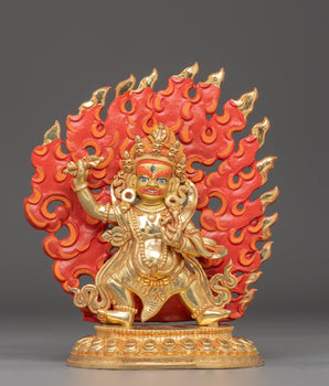 Wrathful Bodhisattva Vajrapani Statue | Powerful Buddha for Protection and Strength