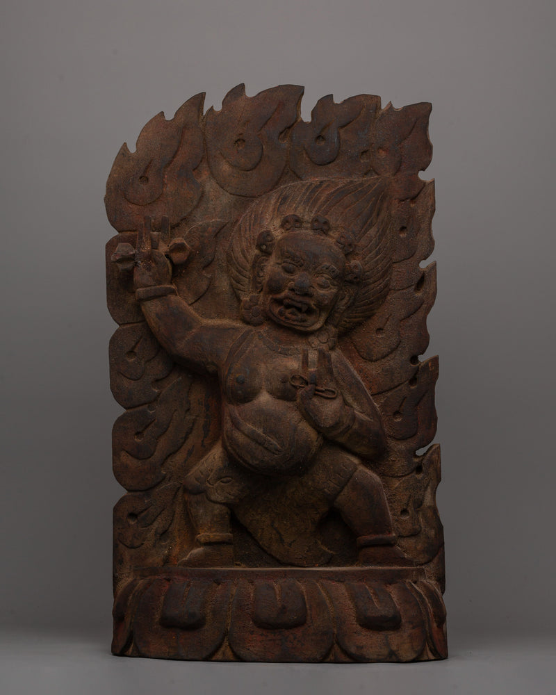 Bodhi Wood Vajrapani Statue