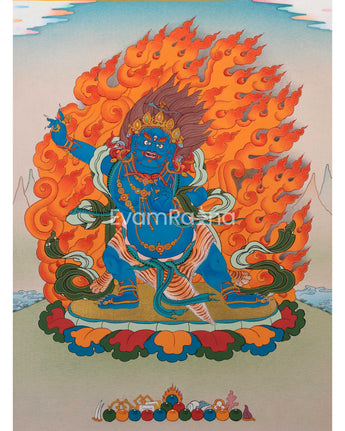 Original Vajrapani Thangka Painting