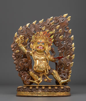 Tibetan Vajrapani Bodhisattva Statue | Spiritual Home Decor