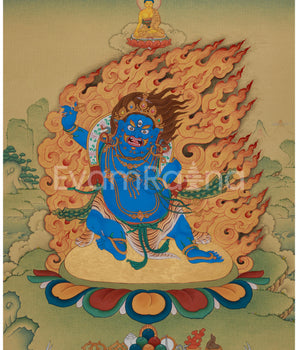 Fierce Protector Vajrapani Thangka