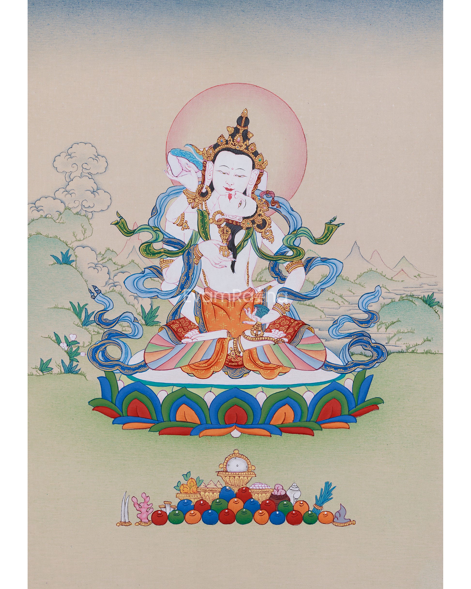 Purification Deity Vajrasattva Thangka