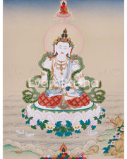 Vajrasattva with Amitabha Buddha 