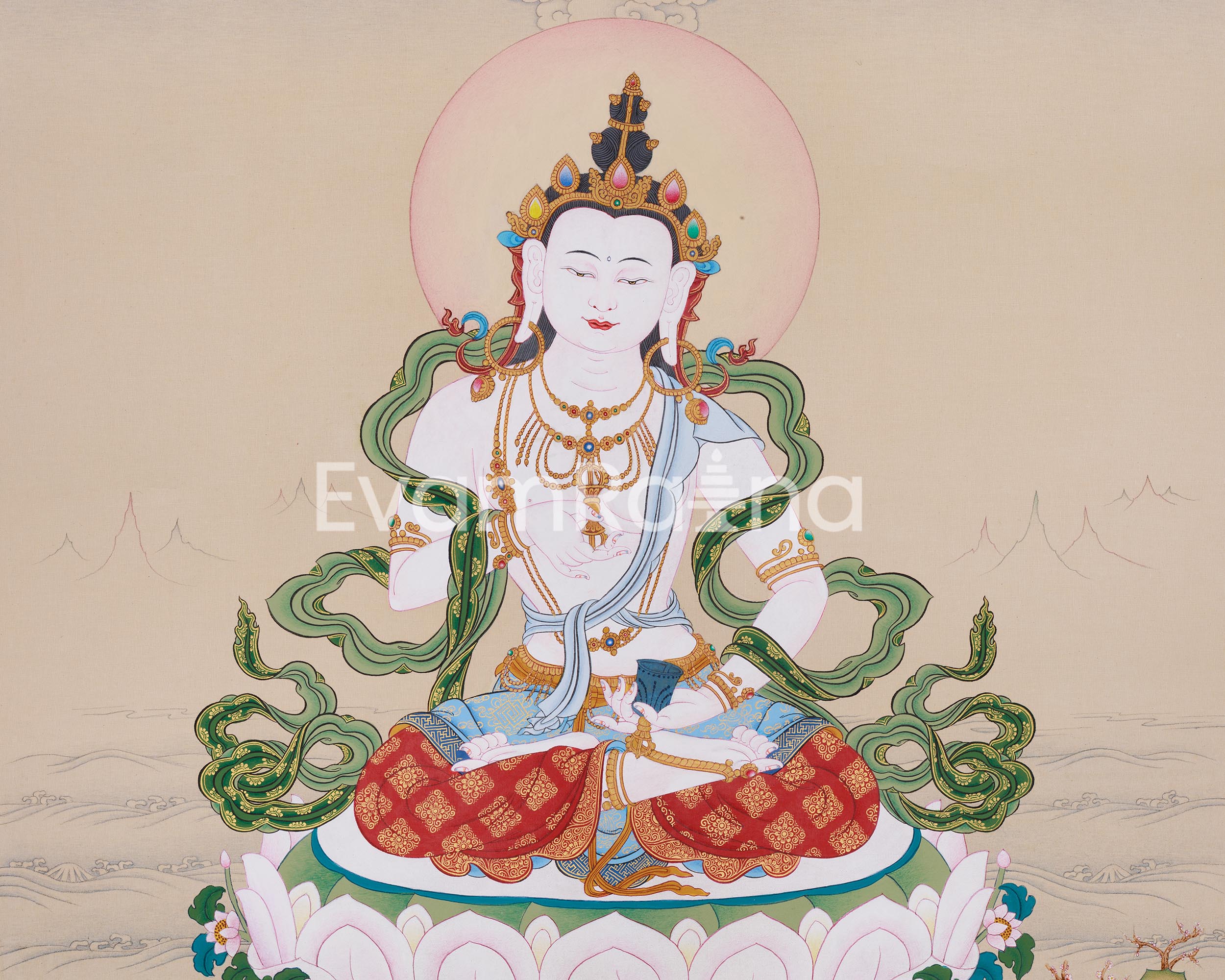 Vajrasattva with Amitabha Buddha | Purification and Compassionate Wisdom