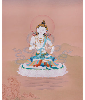 Elegant Minimalist Vajrasattva Thangka