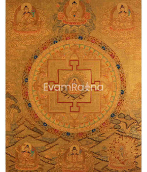 Vajrasattva Mandala Thangka