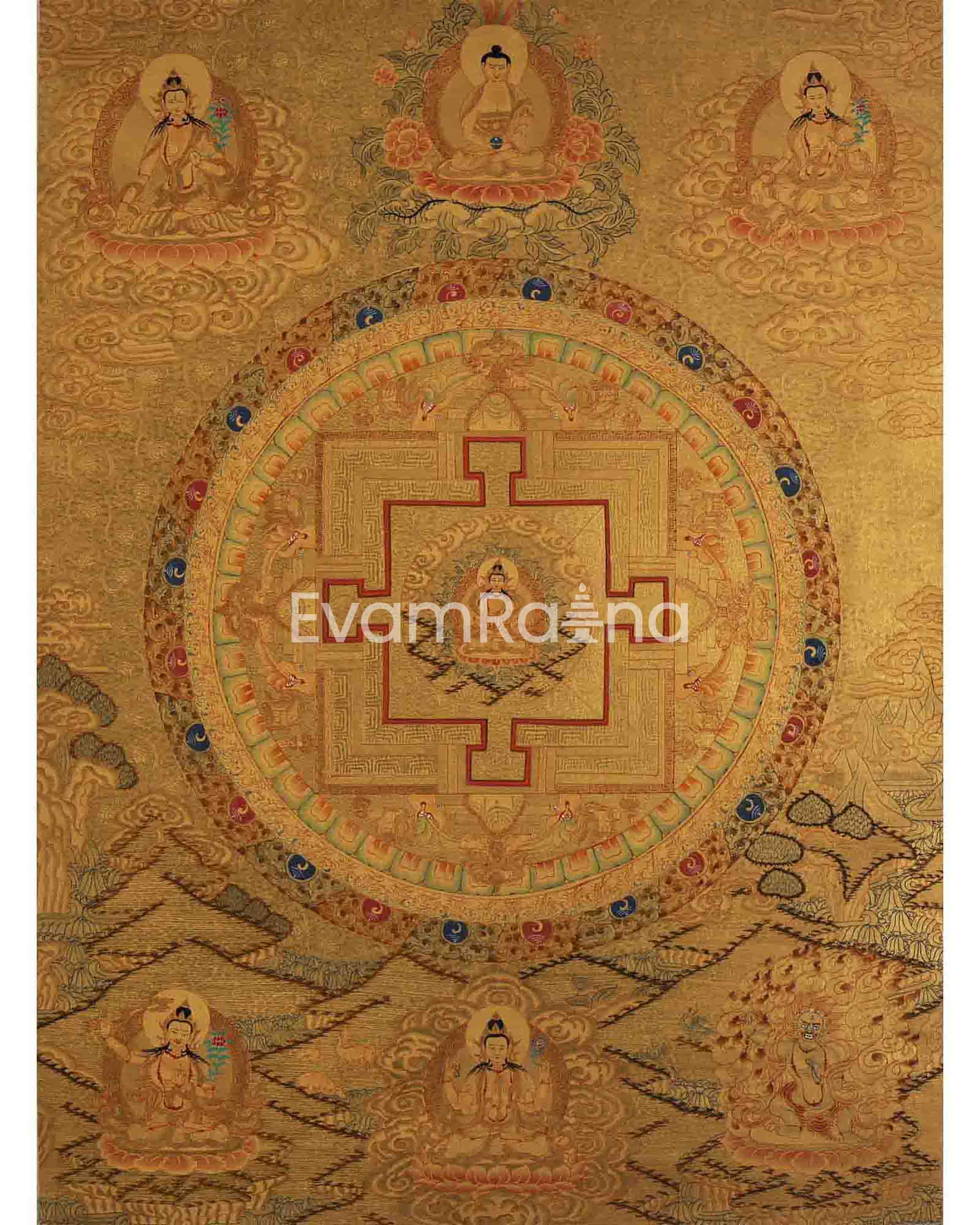 Vajrasattva Mandala Thangka