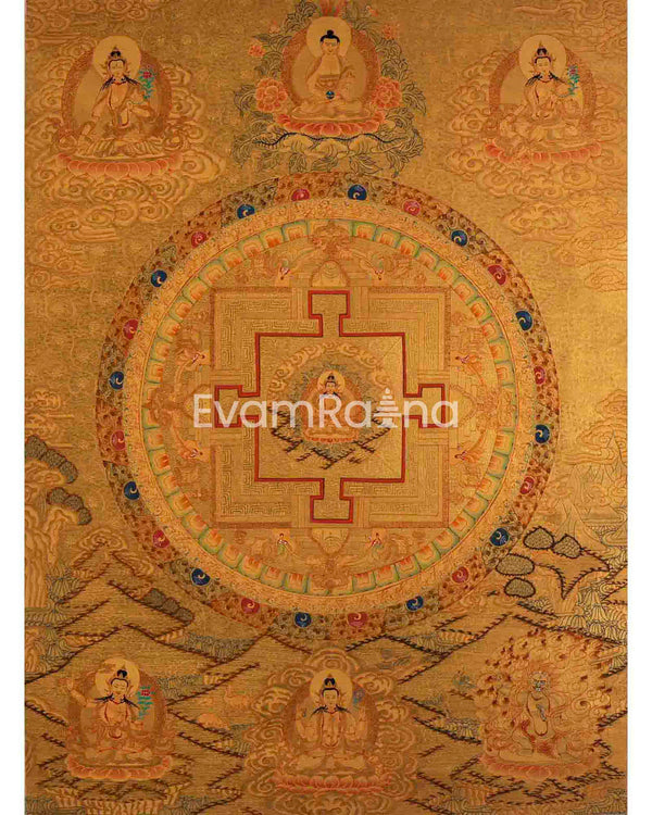 Vajrasattva Mandala Thangka