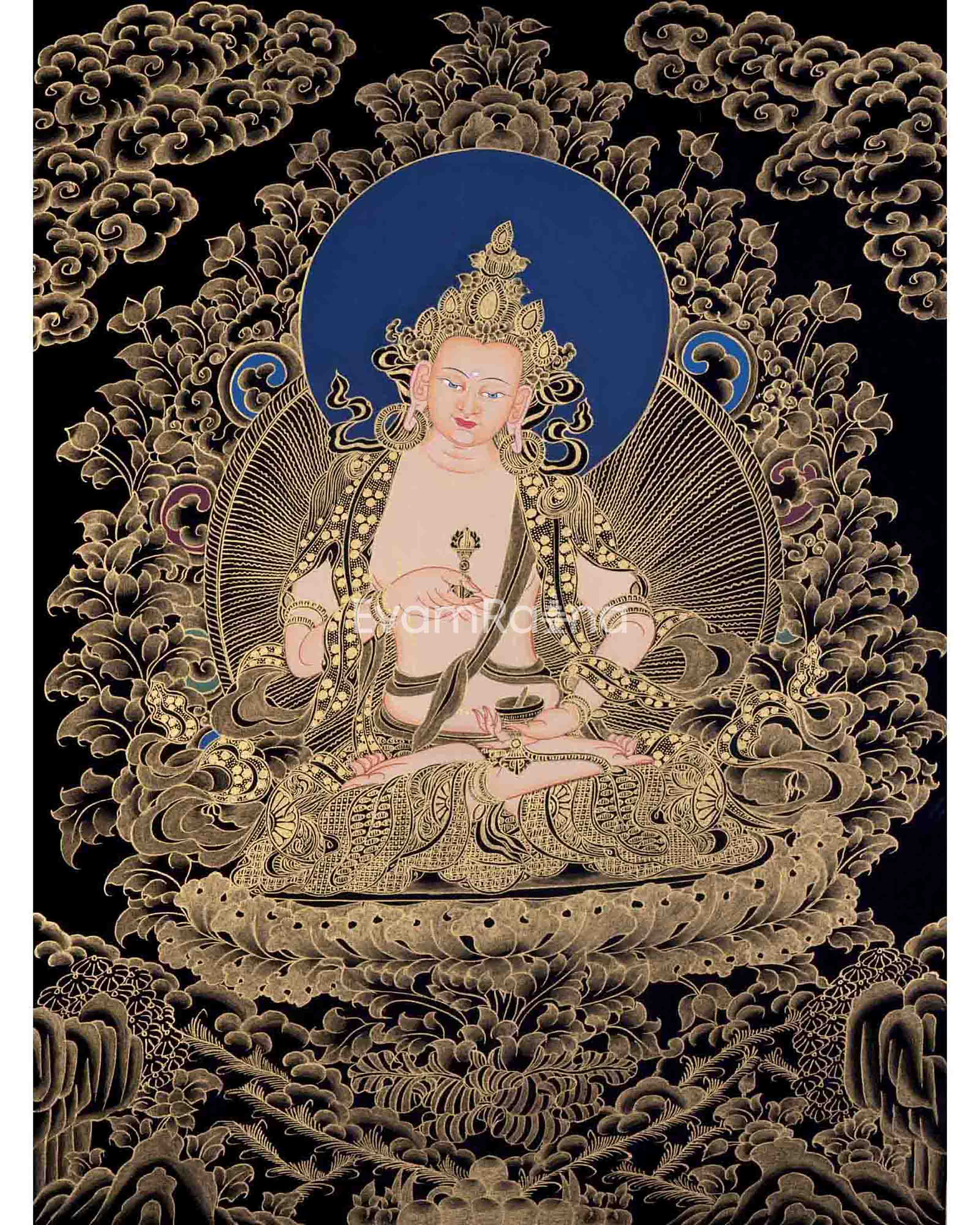 Vajrasattva Shakti Thangka