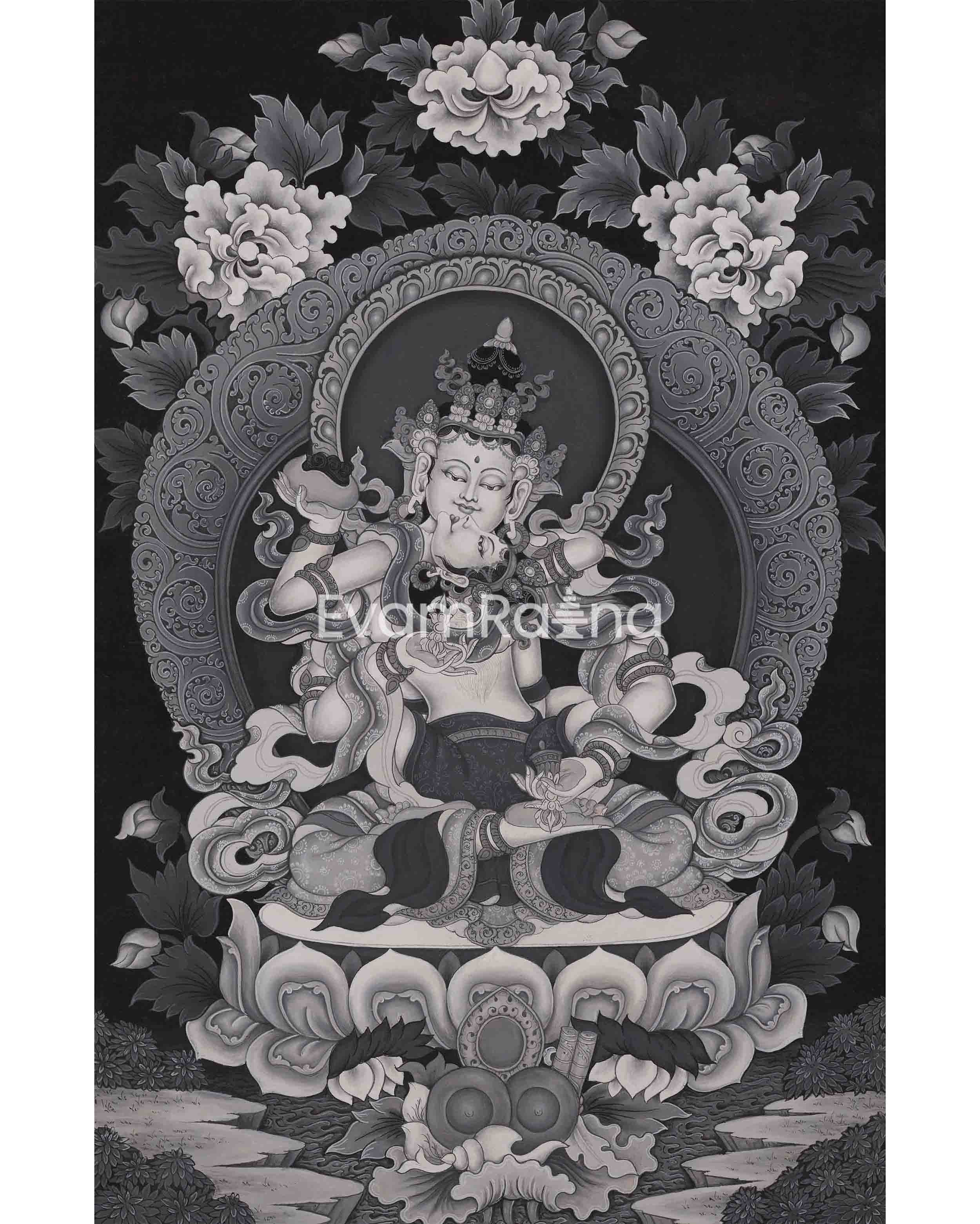 Vajrasattva Thangka Painting