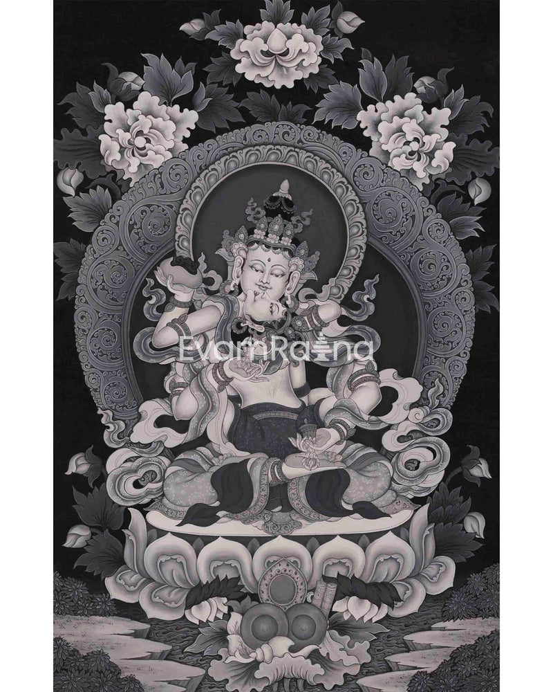 Vajrasattva Thangka Painting