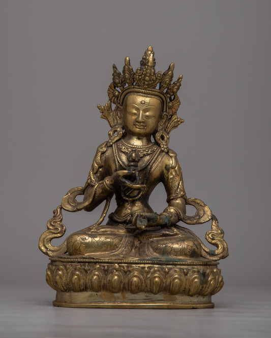 Brass Vajrasattva Sadhana Statue