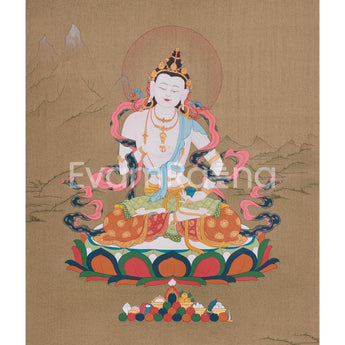 Thangka of Vajrasattva Purity Deity