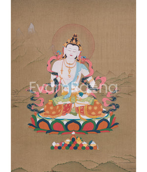 Thangka of Vajrasattva Purity Deity