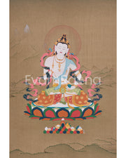 Thangka of Vajrasattva Purity Deity