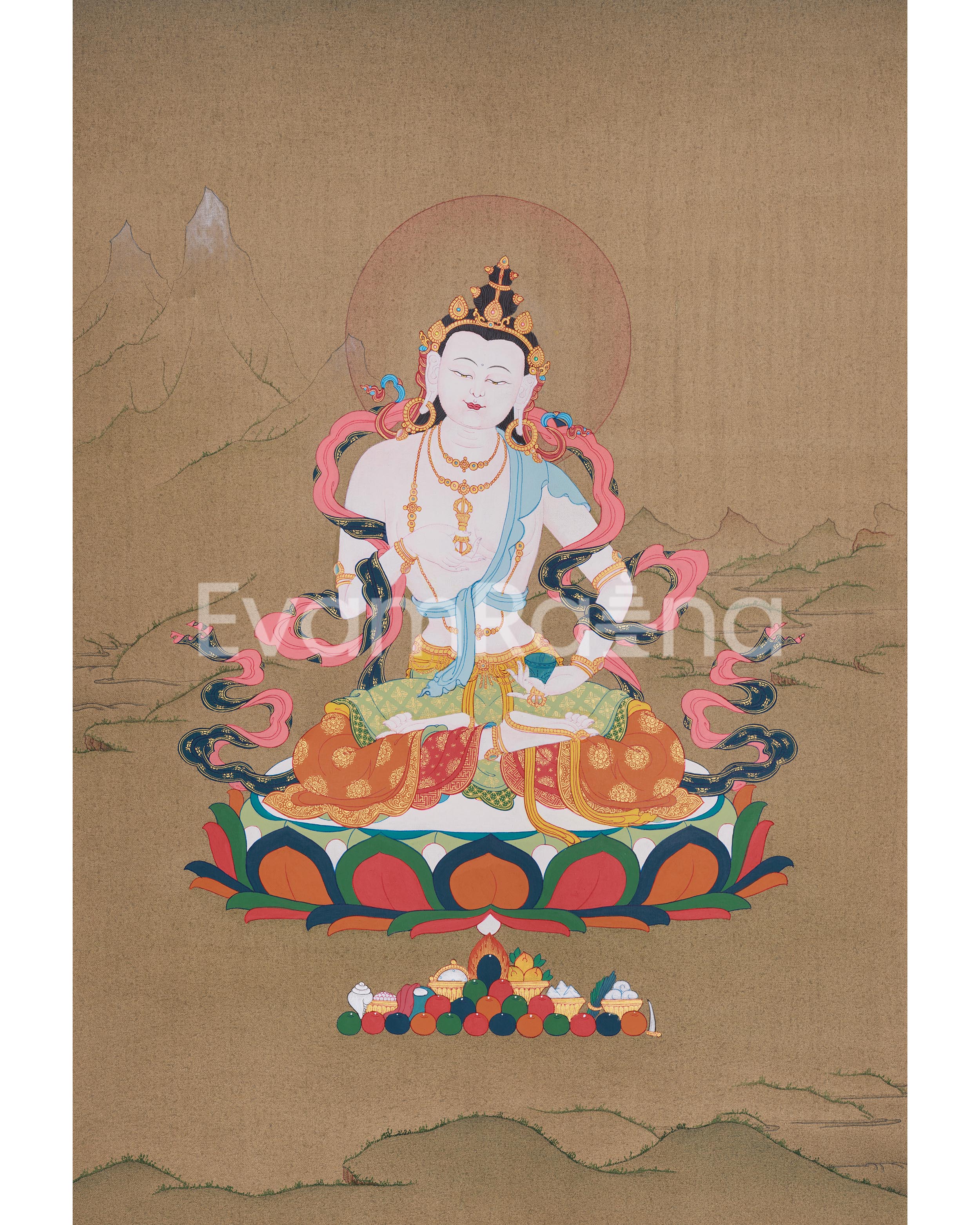 Thangka of Vajrasattva Purity Deity