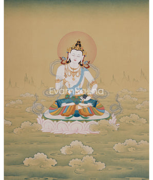 Artistic Vajra sattva Purification Buddha Thangka
