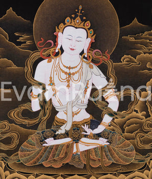 Sacred Buddha Vajrasattva Thangka | Buddha of Spiritual Cleansing and Transformation