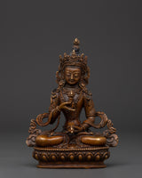 14.5cm Oxidized Copper Vajrasattva Statue
