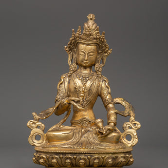 Brass Vajrasattva Sculpture