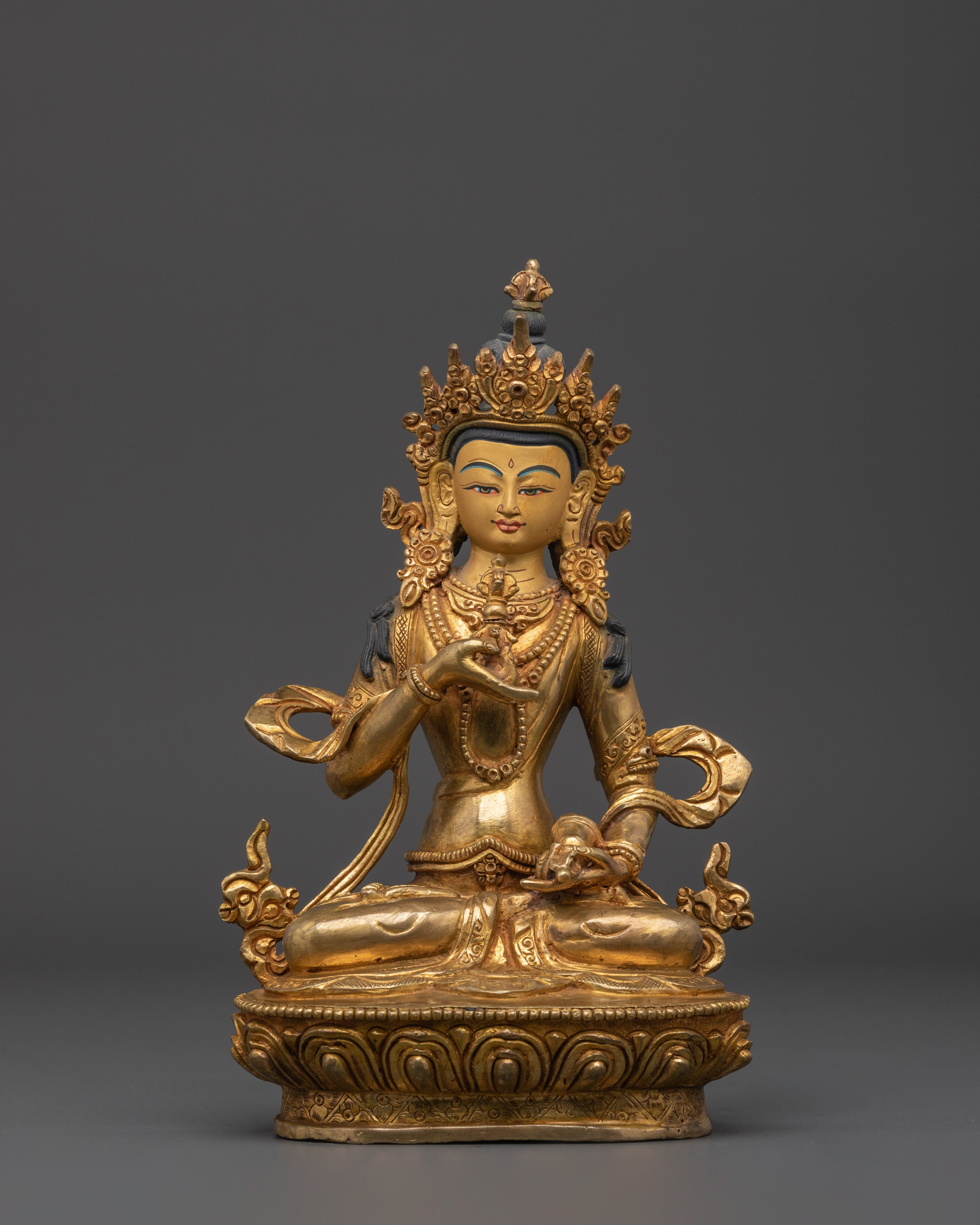 Vajrasattva Gold Plated Statue | Copper Body for Purification