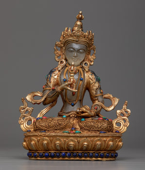 Crystal Vajarsattva Statue