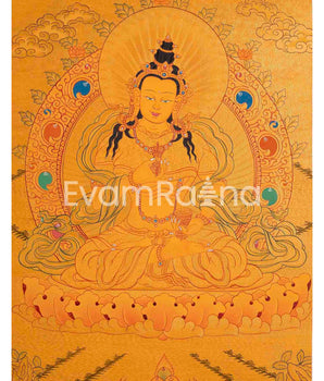 24K Gold Style Original Hand Painted Vajrasattva Thangka