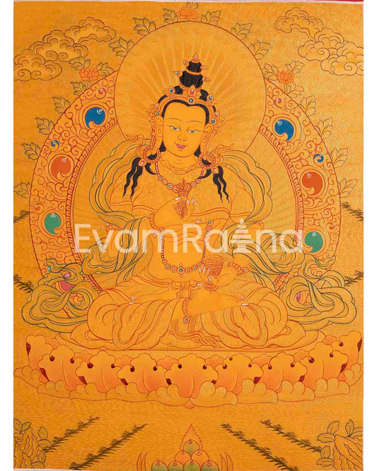 24K Gold Style Original Hand Painted Vajrasattva Thangka